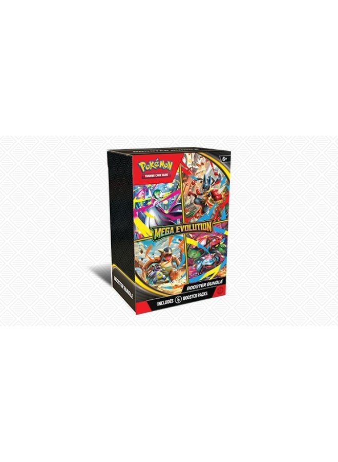 بوكيمون تي سي جي | حزمة تعزيز ميغا إيفولوشن (6 عبوات) | النسخة الإنجليزية | أحدث إصدار