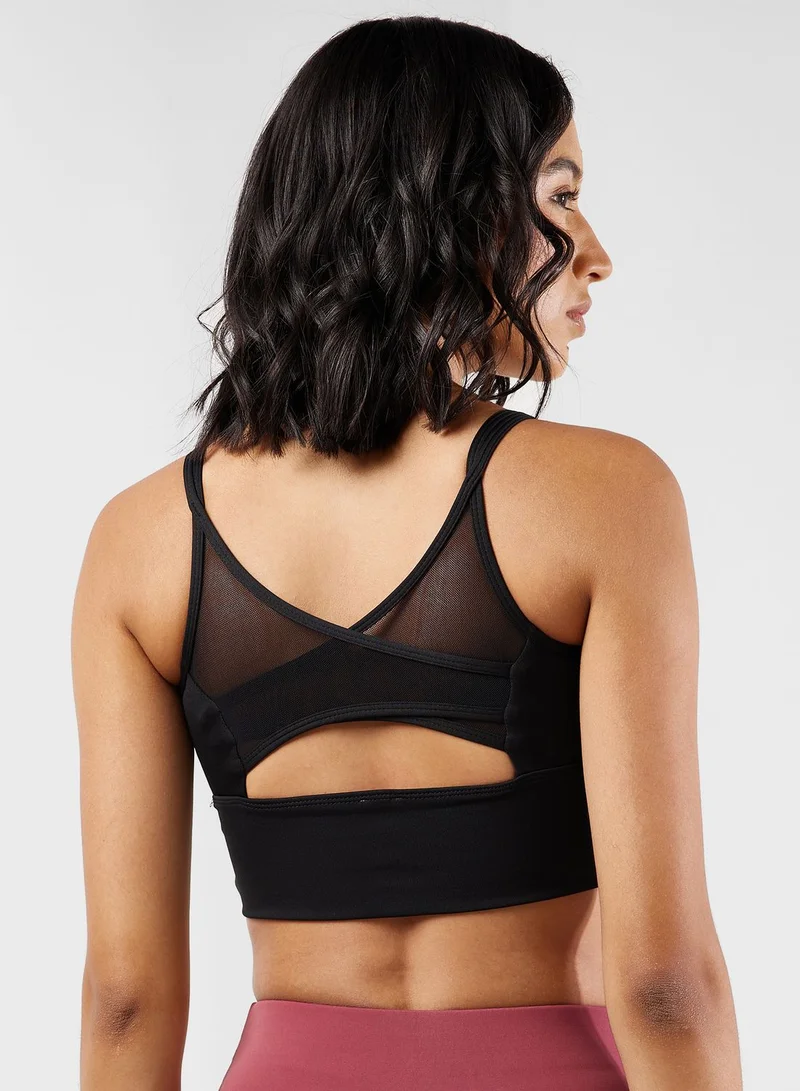 FRWD Mesh Detail Back Cutout Vest
