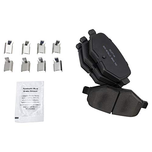 TRQ Rear Brake Pad & Rotor Kit Slotted X Drilled Performance Semi-Metallic Premium G-Coated Driver & Passenger Side Compatible with 2010-2014 Ford Flex 2013-2015 Taurus Lincoln MKT - Image 3