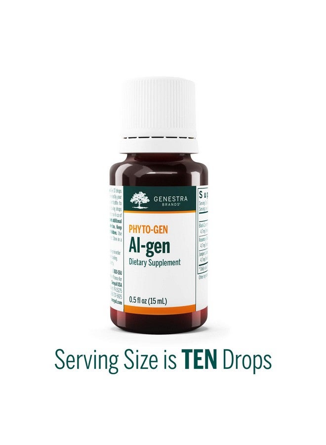 Genestra Brands Al-gen | Black Currant, Rosemary, and Juniper Herbal Supplement | 0.5 fl. oz. - Image 3