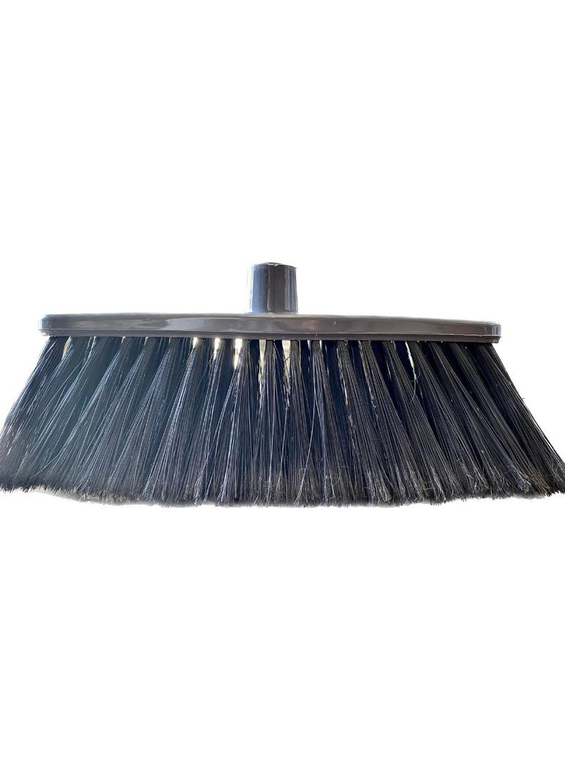 Generic Heavy-Duty Multi-Color Floor Broom – Stiff Plastic Bristles with Wooden Head – Ideal for Home and Office Cleaning - Image 2