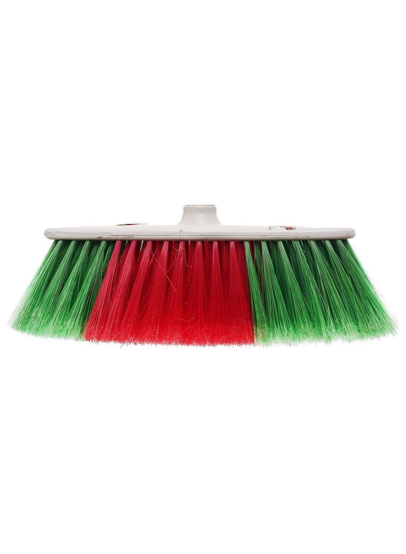 Generic Heavy-Duty Multi-Color Floor Broom – Stiff Plastic Bristles with Wooden Head – Ideal for Home and Office Cleaning - Image 4