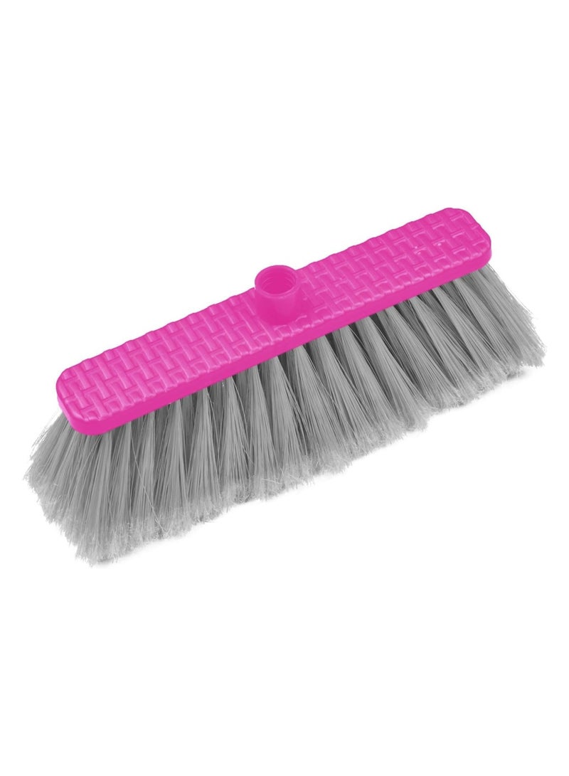 Generic Heavy-Duty Multi-Color Floor Broom – Stiff Plastic Bristles with Wooden Head – Ideal for Home and Office Cleaning - Image 5