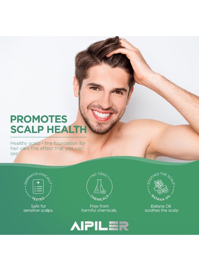 AIPILER Batana Oil for Hair Strenthening Dr Sebi 100 Pure and Raw Honduras Hair Treatment Oil  Pre or Post Shower Hair care for CurlyCoilyWavy Hair 42 oz - Image 3