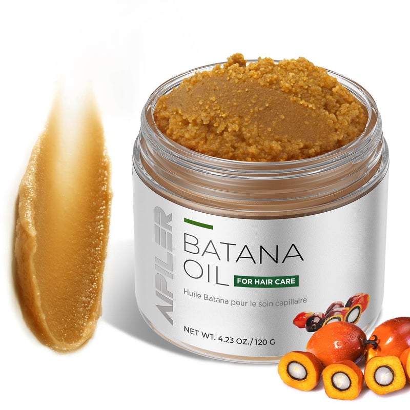 AIPILER Batana Oil for Hair Strenthening Dr Sebi 100 Pure and Raw Honduras Hair Treatment Oil  Pre or Post Shower Hair care for CurlyCoilyWavy Hair 42 oz - Image 1