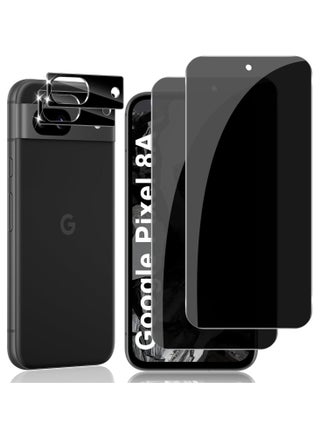 [2+2 Pack] Privacy Screen Protector Compatible with Google Pixel 8a & Camera Lens Protector, Anti-Spy Tempered Glass, 9H Hardness Anti-Scratch Case Friendly - pzsku/ZD03BC8D580ED2A0562EDZ/45/_/1715678413/a4a740d1-7e1d-473b-80fa-c4b3c2ef6999