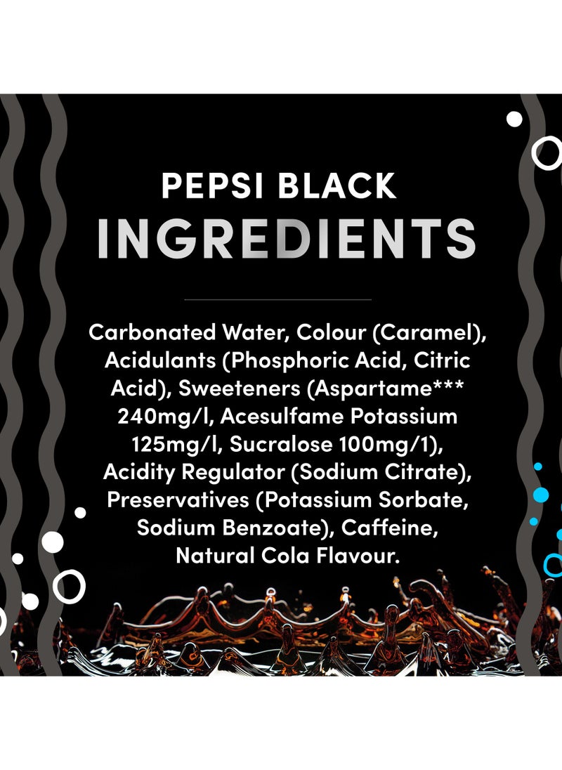 Pepsi - Zero Carbonated Soft Drink No Sugar 500ml Pack of 12 - Image 1