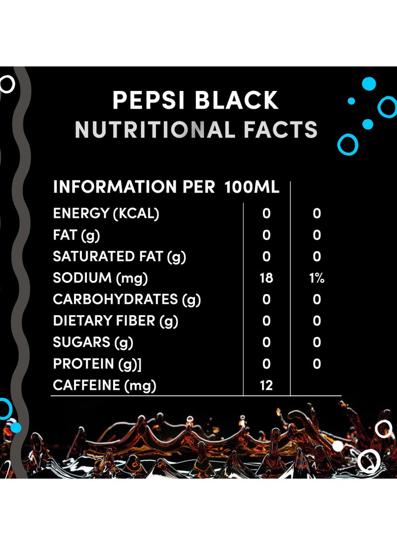 Pepsi - Zero Carbonated Soft Drink No Sugar 500ml Pack of 12 - Image 1