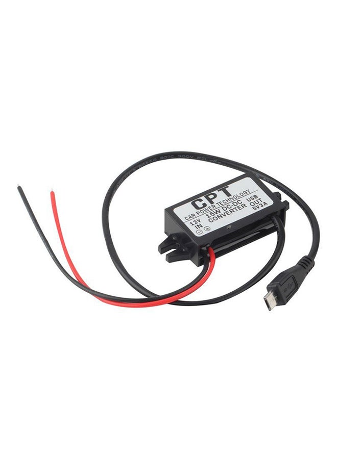 OUTAD Car DC Converter Module Charger With USB Cable - Image 1