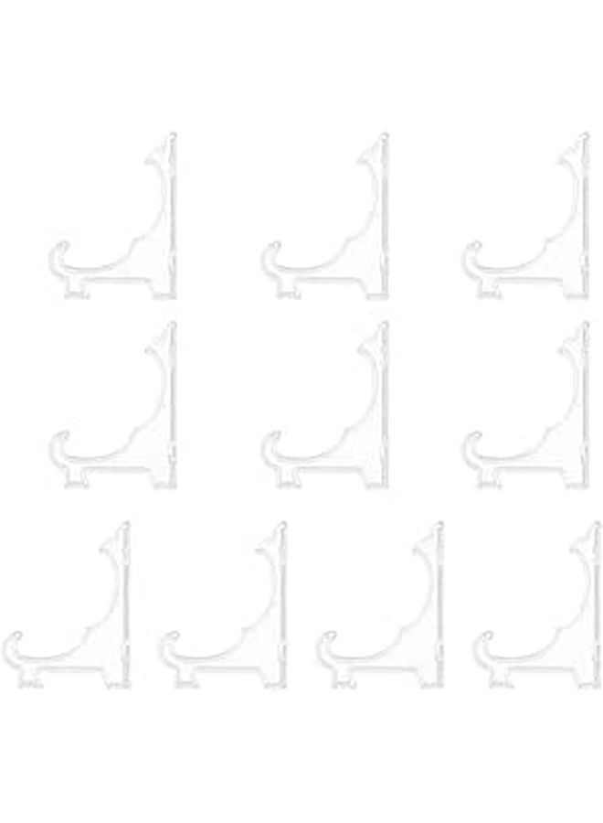 Acrylic Coin Display Stand Easel Holder 10pcs Small Storage Rack Home Decor - Image 1