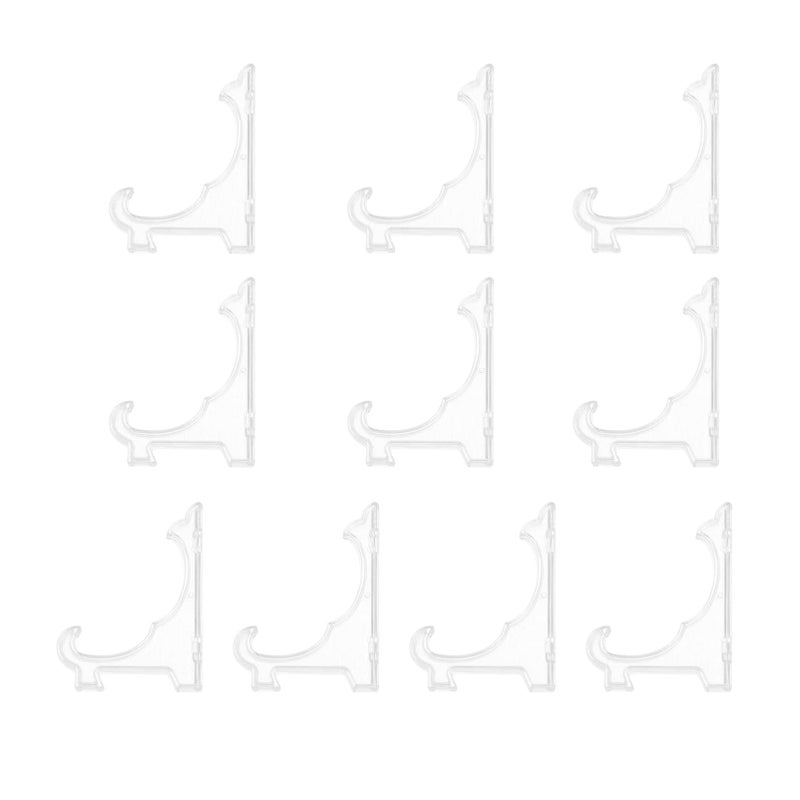 Acrylic Coin Display Stand Easel Holder 10pcs Small Storage Rack Home Decor - Image 2