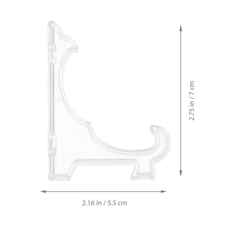 Acrylic Coin Display Stand Easel Holder 10pcs Small Storage Rack Home Decor - Image 3