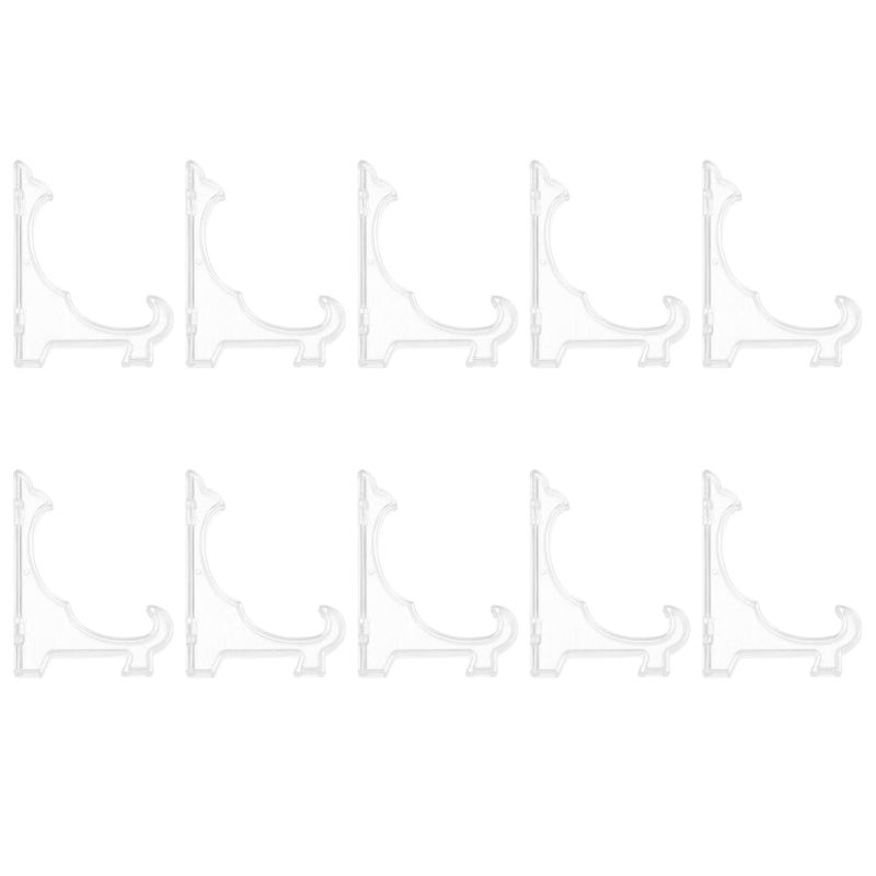 Acrylic Coin Display Stand Easel Holder 10pcs Small Storage Rack Home Decor - Image 4