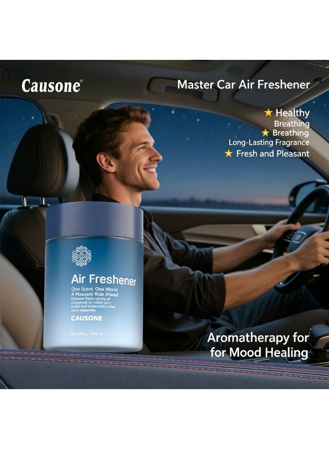 Causone Large capacity solid car aromatherapy with long-lasting fragrance, car perfume, car interior odor removal, air freshener - Image 5