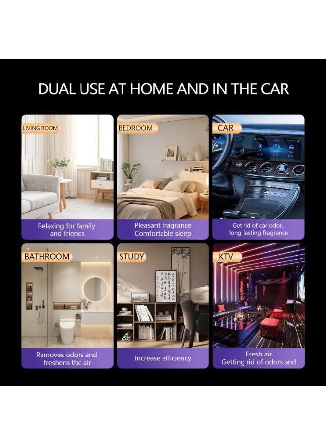 Causone Large capacity solid car aromatherapy with long-lasting fragrance, car perfume, car interior odor removal, air freshener - Image 2