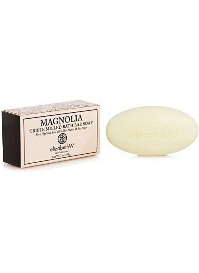 elizabeth W Magnolia Perfumed Triple Milled Bath Soap 7 Ounces  - Image 1