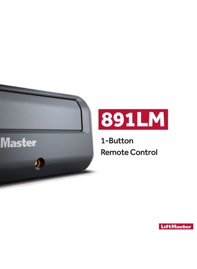 LiftMaster LiftMaster 891LM Security+ 2.0 1-Button Gate Operator Remote Control with Visor Clip - Compatible only with Security+ 2.0 LiftMaster gate openers with Yellow Round Learn Button and Yellow Antenna  - Image 2