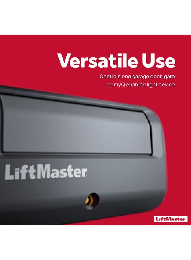 LiftMaster LiftMaster 891LM Security+ 2.0 1-Button Gate Operator Remote Control with Visor Clip - Compatible only with Security+ 2.0 LiftMaster gate openers with Yellow Round Learn Button and Yellow Antenna  - Image 5