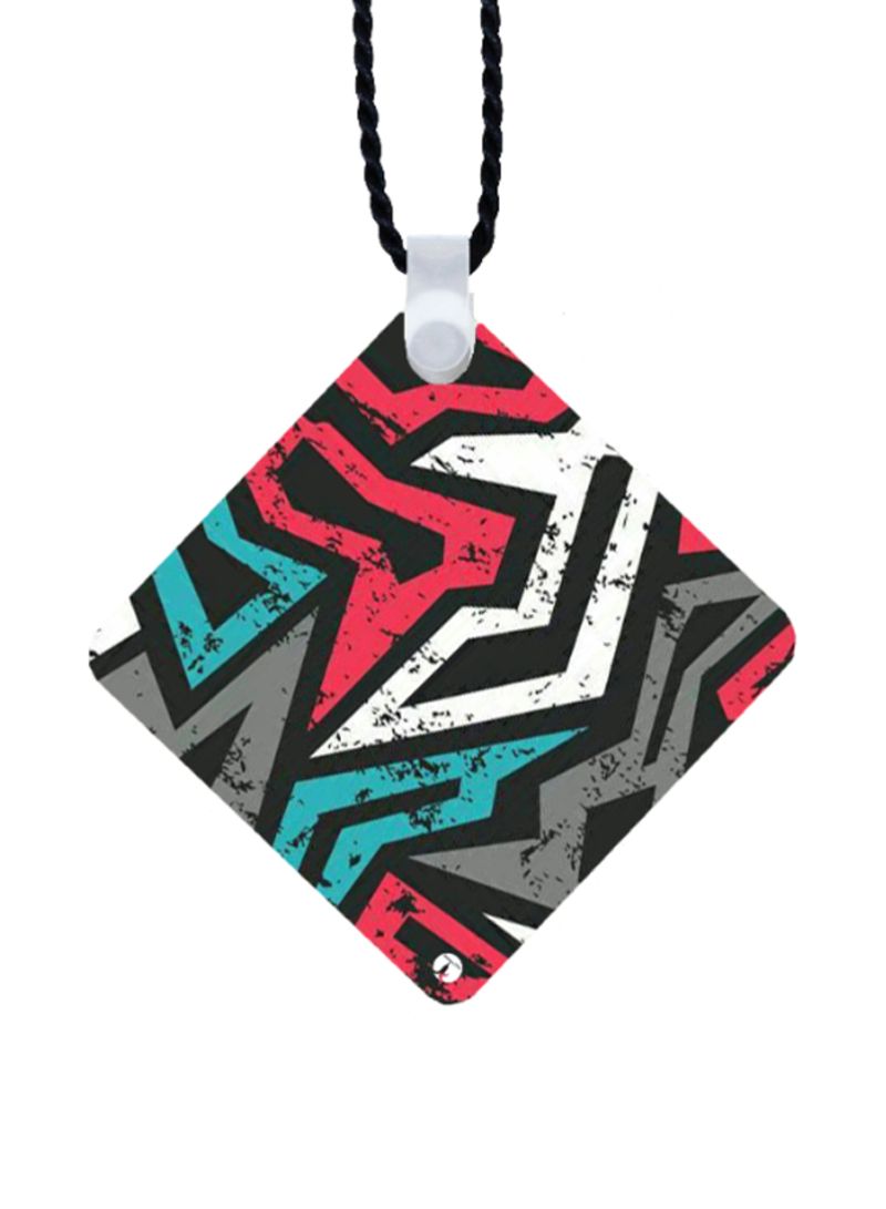 RKN Modern Art Printed Car Mirror Pendant - Image 2