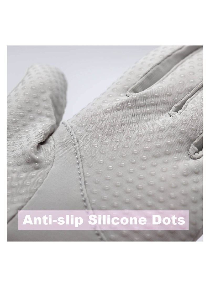 Sun Gloves UV Protection UPF 50+ for Women Touchscreen Full Finger Breathable Mesh Palm for Outdoor, Driving, Hiking - Image 5