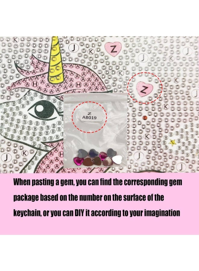 Unicorn Diamond Painting Kit with Wooden Frame, DIY Craft Kit with Numbered Mosaic Stone Stickers, Art Supplies for Craft Lovers to Create Your Own Masterpiece, 18 x 18 cm - Image 2