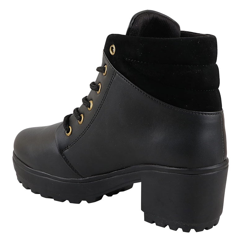 Shoetopia Women's Block Heel Boots - Image 5