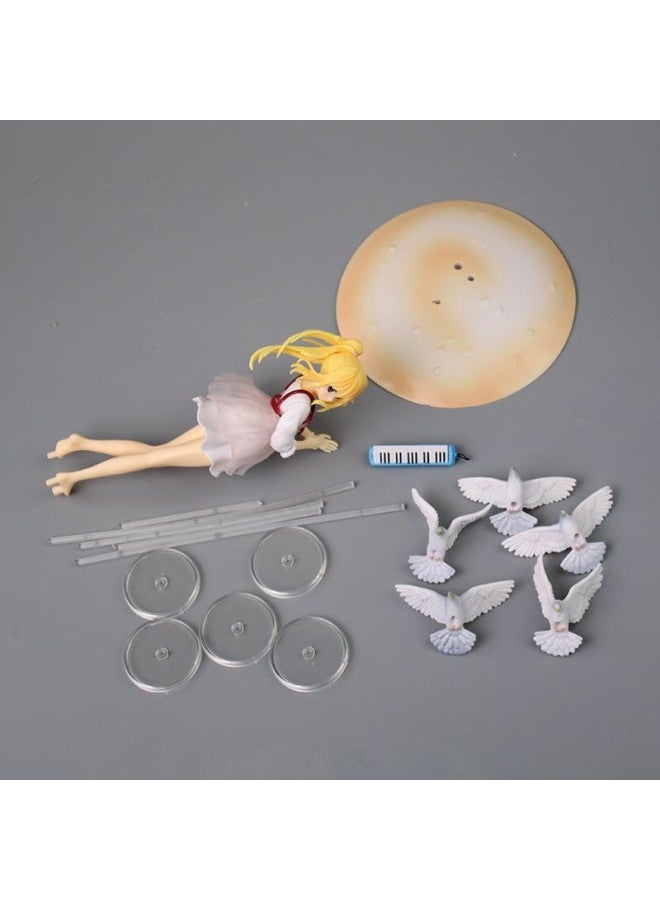 April Is Your Lie To Do Aniplex 5 Generation Palace Garden Kaoru Seagull Private Clothing Ver Animation Ornaments Model-Color:Gongyuan Kaoru 15.5cm Bag - Image 3