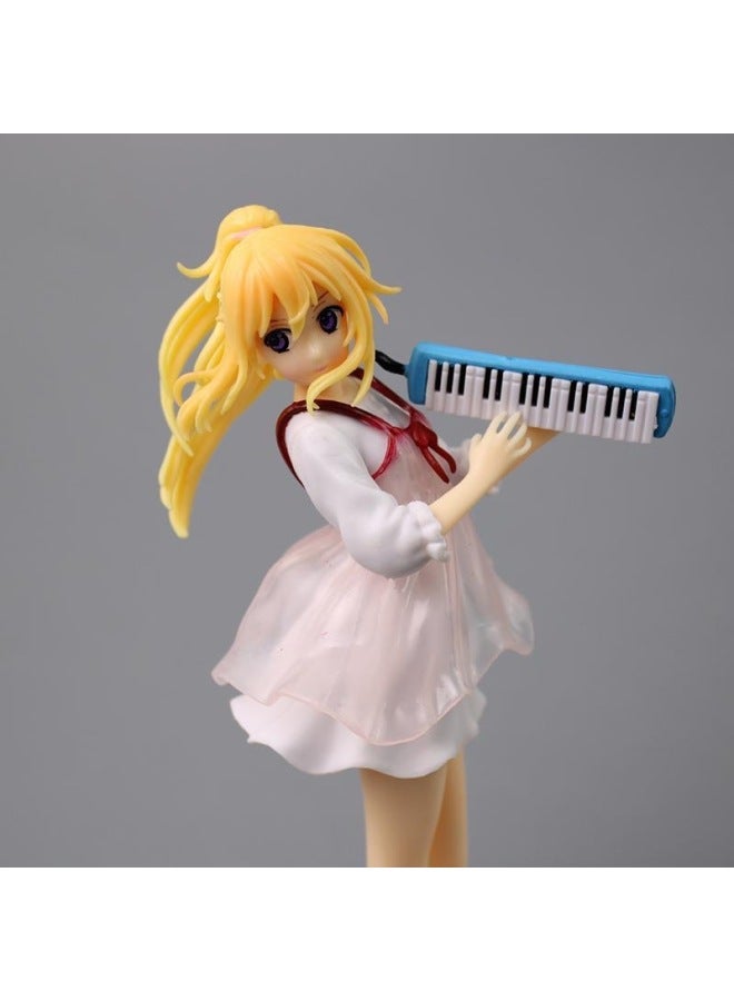 April Is Your Lie To Do Aniplex 5 Generation Palace Garden Kaoru Seagull Private Clothing Ver Animation Ornaments Model-Color:Gongyuan Kaoru 15.5cm Bag - Image 5