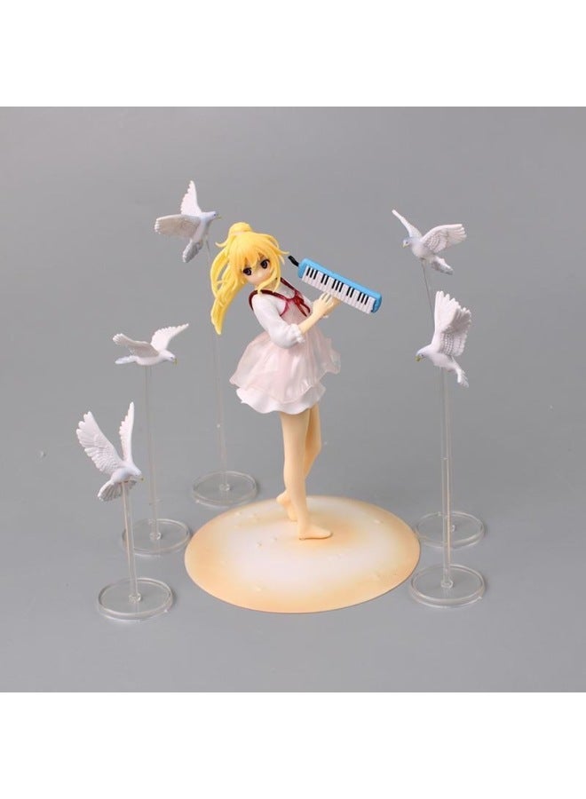 April Is Your Lie To Do Aniplex 5 Generation Palace Garden Kaoru Seagull Private Clothing Ver Animation Ornaments Model-Color:Gongyuan Kaoru 15.5cm Bag - Image 2
