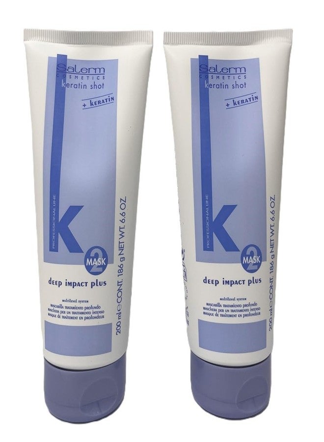 SALERM KERATIN SHOT DEEP IMPACT PLUS 6.9 OZ / 200 mlPack of 2 by Salerm - Image 1