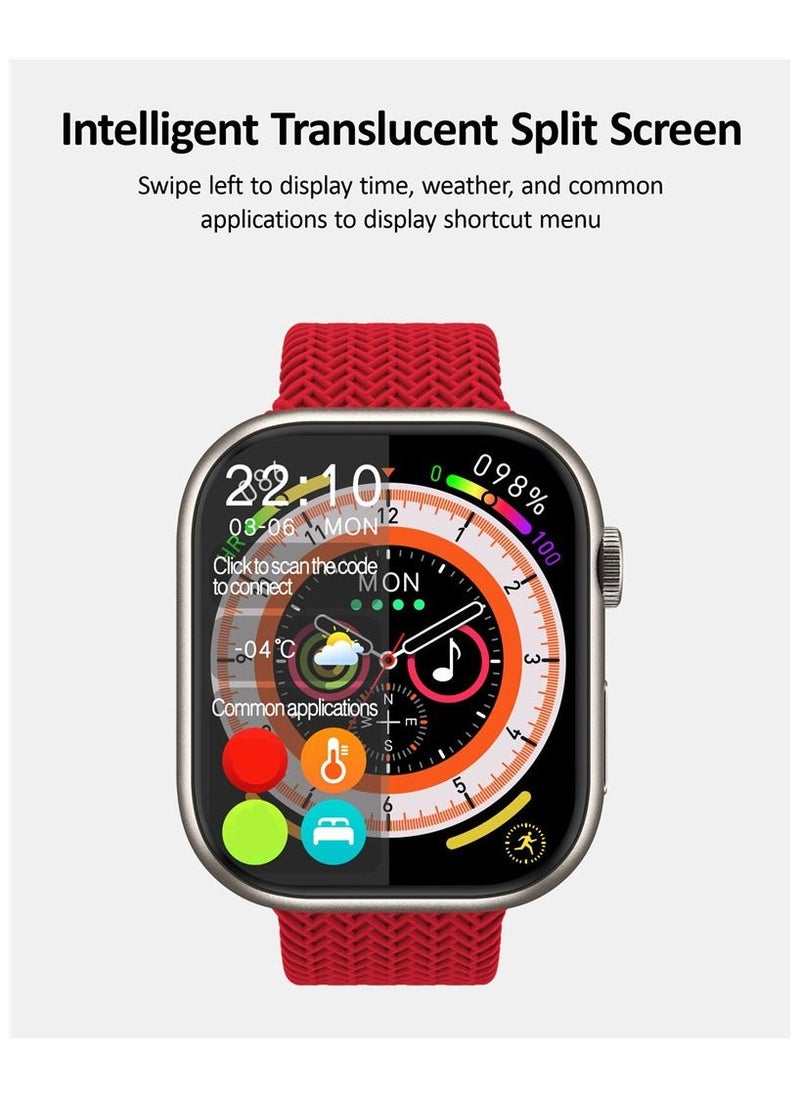 Generic - AMOLED Watch HK9 Pro Max Wireless Charging, 2.02 inch Full Touch Screen - Image 1