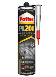 Pattex Construction Adhesive Pl 200  - 290G ( Transparent ) 