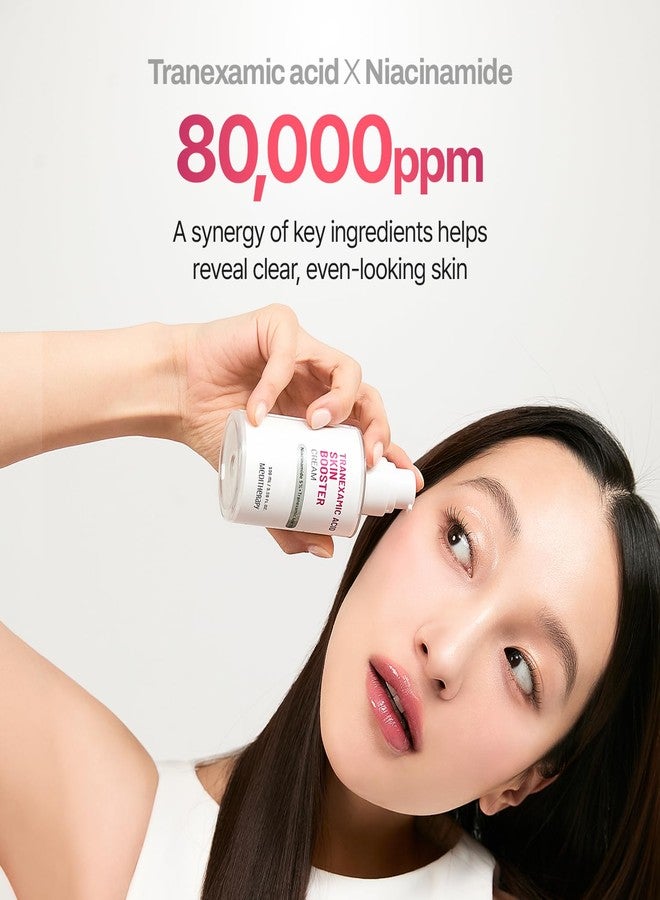 MEDITHERAPY Tranexamic Acid Skin Booster Cream 3.4 Fl Oz - 5% Niacinamide & 3% TXA Korean Face Moisturizer - Gentle Face Cream for Improved Clarity & Even Skin Tone - Radiant Complexion, Natural Color - Image 2