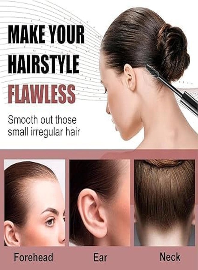 DKWIN Hair Styling Stick Greasy Long-Lasting Gel | Hair Wax Stick for Hair Non-Sticky Hair Mascara for Flyaways Moisturizing Hair Gel Stick for Women and Girls(18ml) black color - Image 2