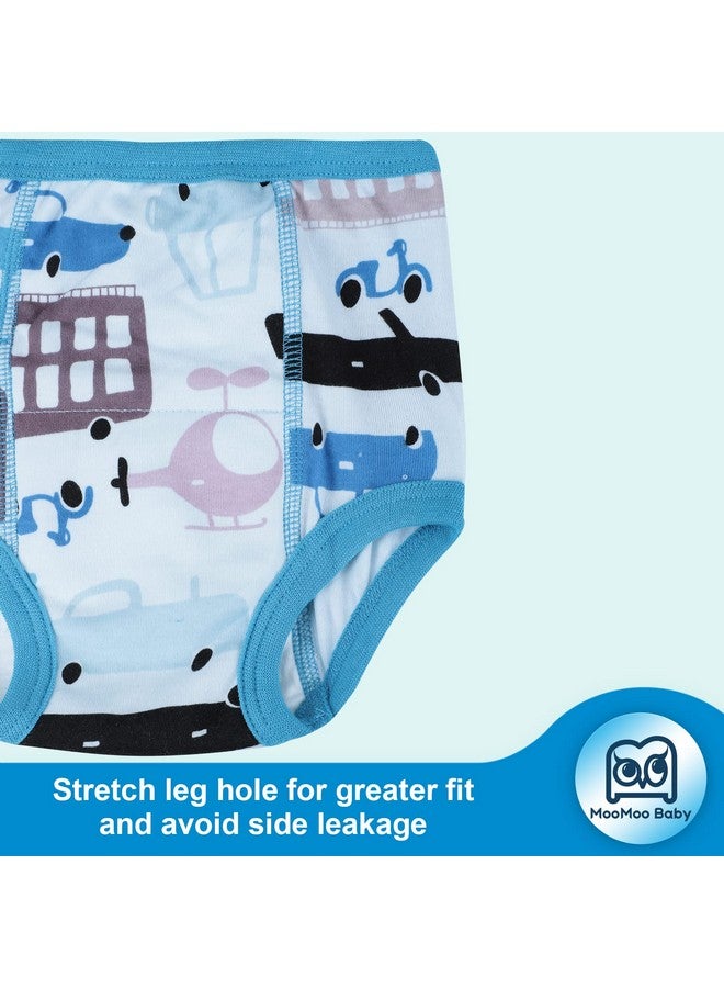 MooMoo Baby Training Underwear 4 Packs Absorbent Toddler Potty Training Pants For Boys And Girlscotton Animal Print 2T - Image 5