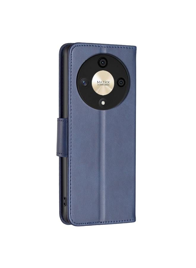 S-TOP Case For Honor X9b/Magic6 Lite 5G Lambskin Texture Pure Color Flip Leather Phone Case - Image 3