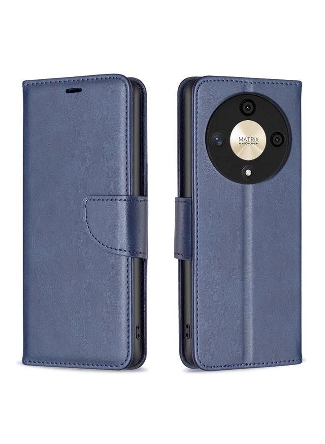 S-TOP Case For Honor X9b/Magic6 Lite 5G Lambskin Texture Pure Color Flip Leather Phone Case - Image 1