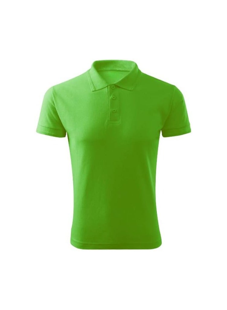PRINTSHOP4ME Pack of 10 Pcs Men's Regular-Fit Golf Polo T-shirt Pure Cotton Short Sleeve 220 GSM Basic Colors  - Image 2