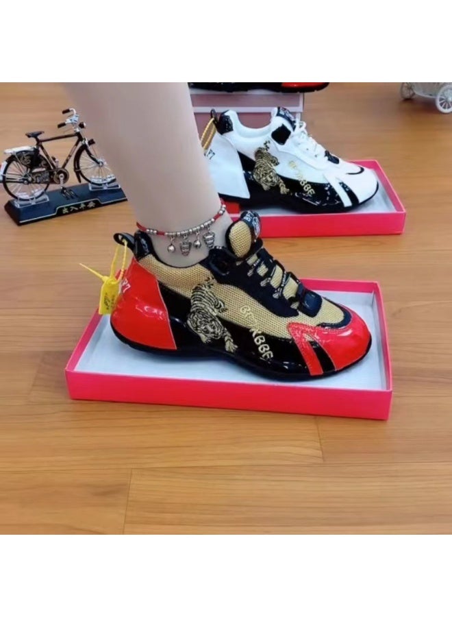 NIBEMINENT Fashion China-Chic Women's Sneakers  Spring  Design Versatile Casual Shoes High Soled Breathable Non Slip Running Shoes - Image 2