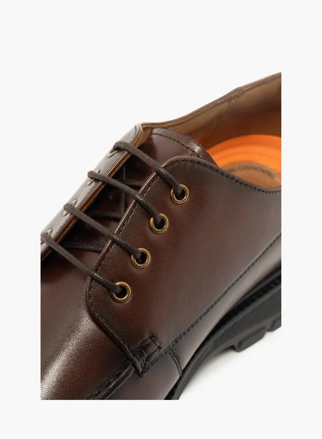 Le Confort Solid Lace-Up Derby Shoes