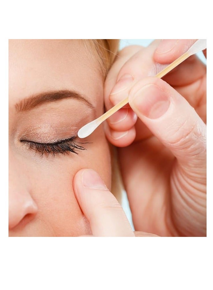 Cotton Buds 600 Pieces Cotton Swab with Storage Box Disposable Double End Cotton Buds Personal Care Tool  - Image 2