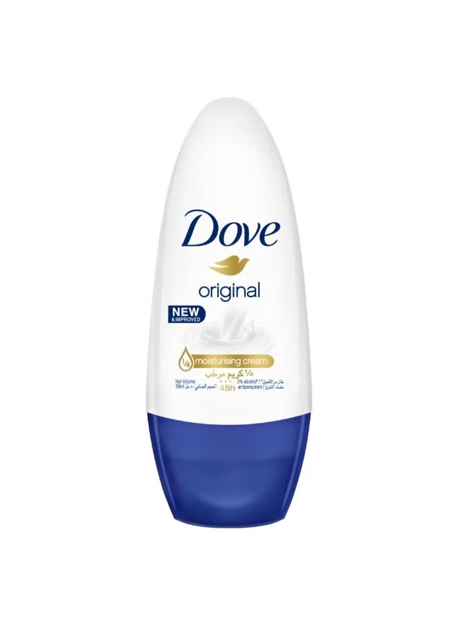 Dove Women Antiperspirant Deodorant Rollon Original 50ml - Image 1