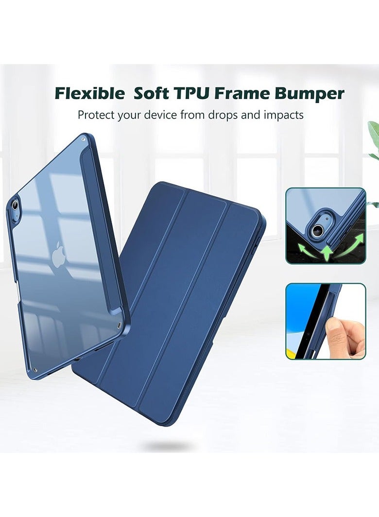 عام حافظة لباد (أ 16) الجيل 11 11 بوصة 2025 الجيل 10 10.9 بوصة 2022 حافظة مع حامل قلم مع دعم النوم التلقائي الخلفي الشفاف - Image 2