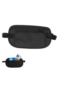 Generic Black Anti-Theft Hidden Money Bag, Slim Lightweight Security Belt for Bags, Adjustable Sports Belt for Travel Bag, Waterproof Belt for Mobile Phone  - Image 2