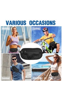 Generic Black Anti-Theft Hidden Money Bag, Slim Lightweight Security Belt for Bags, Adjustable Sports Belt for Travel Bag, Waterproof Belt for Mobile Phone  - Image 3