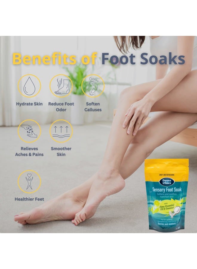 Dermatonics Sensory Foot Soak With Lime Essential Oil And Coconut 350g - Image 3