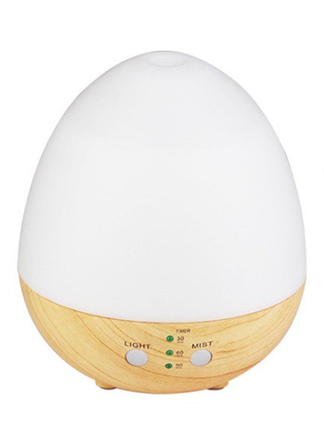 NIBEMINENT Egg Shaped USB Ultrasonic Air Purifier Aroma Diffuser White/Beige - Image 2