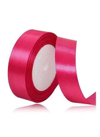Deep Pink Satin Ribbon, 24mm x 25yd Fabric Polyester Ribbon for Gift Wrapping, Party Favors, Wedding Decorations, Bow Making, Bouquets, Sewing Projects & Craft Supplies - pzsku/ZD03D475E1C64C2B5CC41Z/45/_/1658163776/a9d15e6e-b48d-4df4-b412-e23ceeaf5d28
