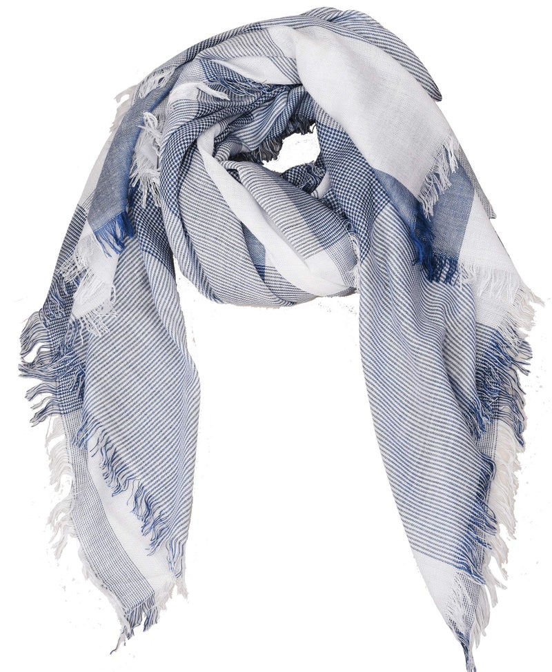 Zaina Men's and Women's Cotton Viscose Scarf Fit for All Ages (Multicolour, 90 X 180 cm) - Image 1