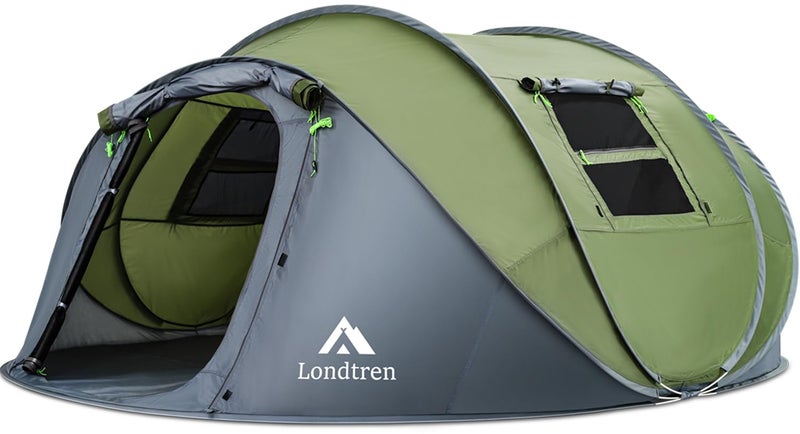 Londtren 4-5 Person Easy Pop Up Tent Waterproof Automatic Setup 2 Doors-Instant Family Tents for Camping Hiking & Traveling - Image 5